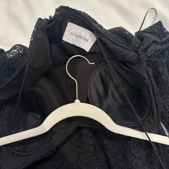 Nicholas Lace Off the Shoulder with attached sleeves and spaghetti Straps - Picture 5 of 5